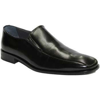Schuhe Herren Slipper Made In Spain 1940   Schuh ohne Schnürsenkel, breite, flach Schwarz