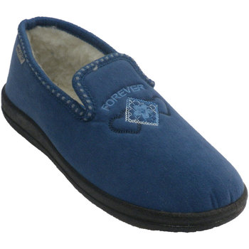 Schuhe Damen Hausschuhe Muro   geschlossen Slipper  blau Blau