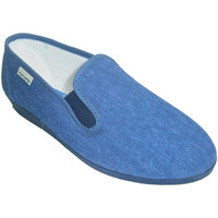 Schuhe Damen Hausschuhe Muro Klassische niedrige Keilschuh  Jeans Blau