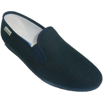 Schuhe Damen Slip on Muro Klassische niedrige Keilschuh  marin Blau