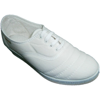 Schuhe Damen Hausschuhe Made In Spain 1940 Wedge Schnürsenkel zu gehen Soca weiß Weiss