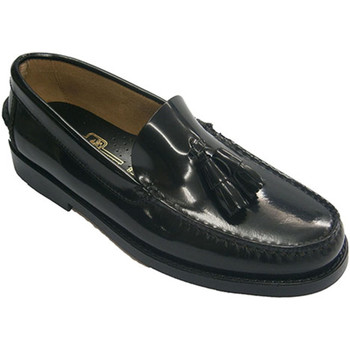 Schuhe Herren Slipper Edward's Castellanos mit Quasten  schwarz Schwarz