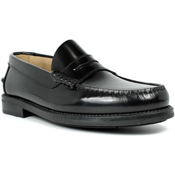 Schuhe Herren Slipper Edward's Castellanos Gummisohlen  schwarz Schwarz