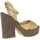 Schuhe Damen Sandalen / Sandaletten Silvana 730/t90 Sandelholz Frau Gold Gold