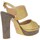 Schuhe Damen Sandalen / Sandaletten Silvana 769 Sandelholz Frau Gold Gold