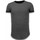 Kleidung Herren T-Shirts Justing D Encrypted Long Zipped Grau