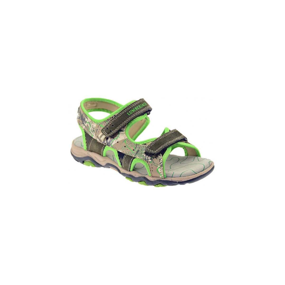 Schuhe Kinder Sneaker Lumberjack Sandalo Grün