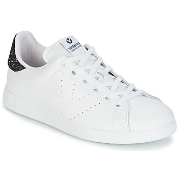 Schuhe Damen Sneaker Low Victoria DEPORTIVO BASKET PIEL Weiß / Blau