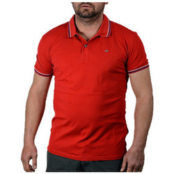 Kleidung Herren T-Shirts & Poloshirts Napapijri ELDIS STRIPEA Rot