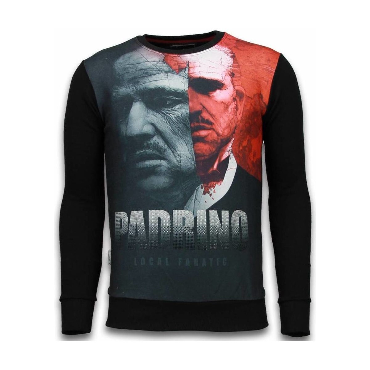 Kleidung Herren Sweatshirts Local Fanatic El Padrino Two Faced Schwarz
