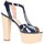 Schuhe Damen Sandalen / Sandaletten Emporio Di Parma 818 Sandelholz Frau blau Blau