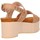 Schuhe Damen Sandalen / Sandaletten Emporio Di Parma 830 Sandelholz Frau Leder Braun