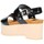 Schuhe Damen Sandalen / Sandaletten Emporio Di Parma 830 Sandelholz Frau schwarz Schwarz
