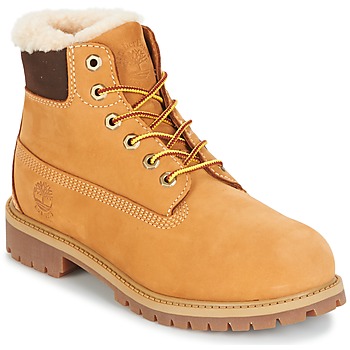 Schuhe Kinder Boots Timberland 6 IN PRMWPSHEARLING LINED Camel