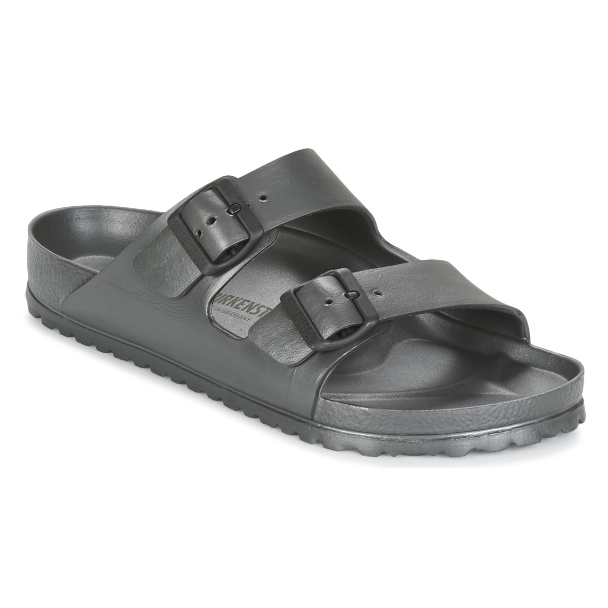 Schuhe Pantoffel BIRKENSTOCK Arizona EVA Metallic / Anthrazit