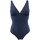 Kleidung Damen Badeanzug Janine Robin 991015-17 Blau