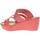 Schuhe Damen Sandalen / Sandaletten Vera & Lucy Sandale Compensé  Rouge 78-35 Rot
