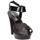 Schuhe Damen Sandalen / Sandaletten Emporio Di Parma 628 Sandelholz Frau schwarz Schwarz