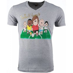 Kleidung Herren T-Shirts Local Fanatic Football Legends Print Grau