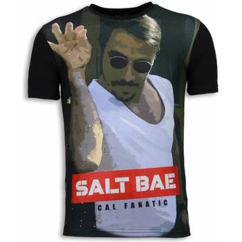 Kleidung Herren T-Shirts Local Fanatic Salt Bae Strass Schwarz