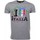 Kleidung Herren T-Shirts Local Fanatic I Love Italia Grau