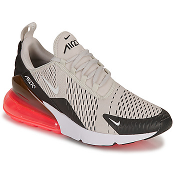 Schuhe Herren Sneaker Low Nike AIR MAX 270 Grau / Schwarz / Rot