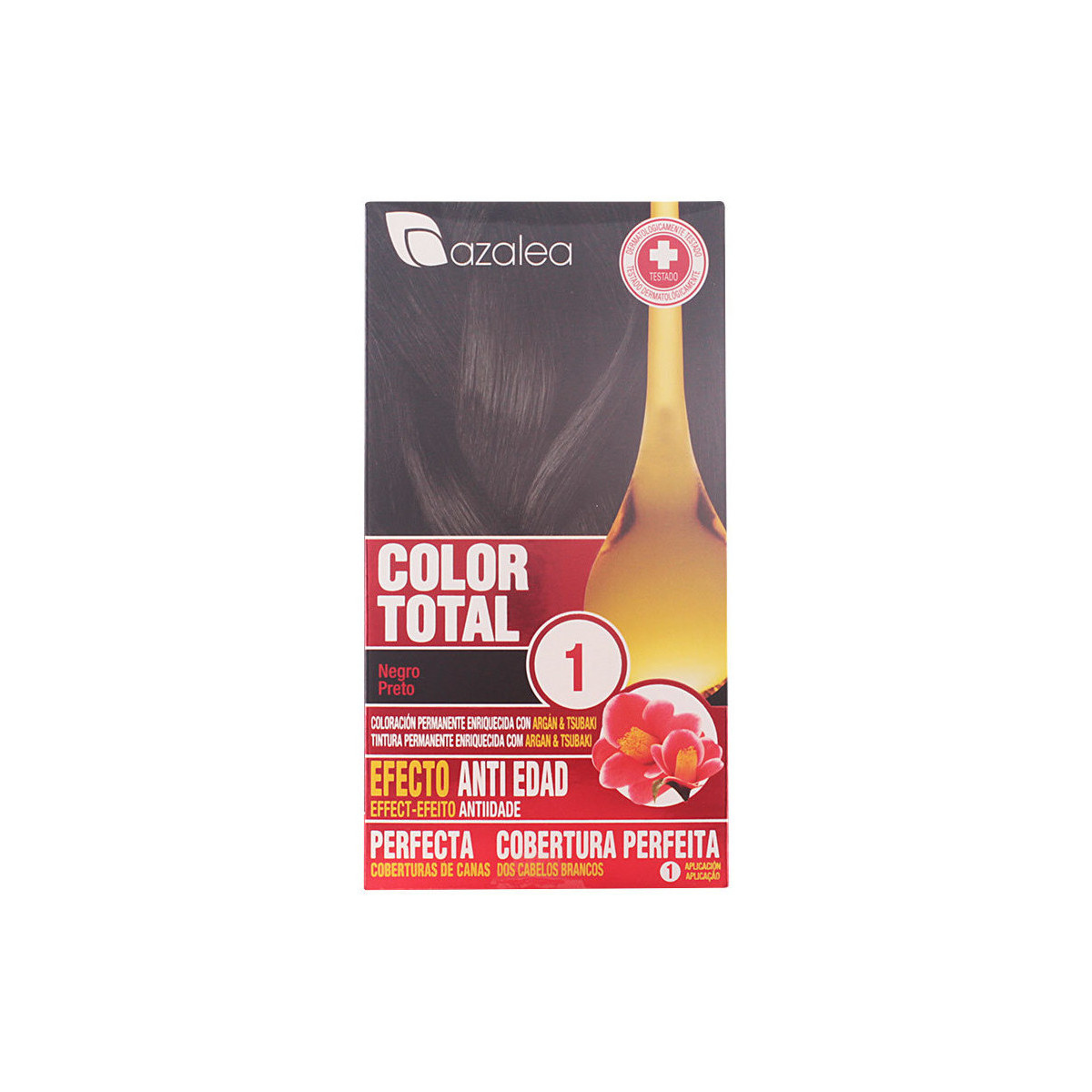 Beauty Damen Haarfärbung Azalea Color Total 1-negro 