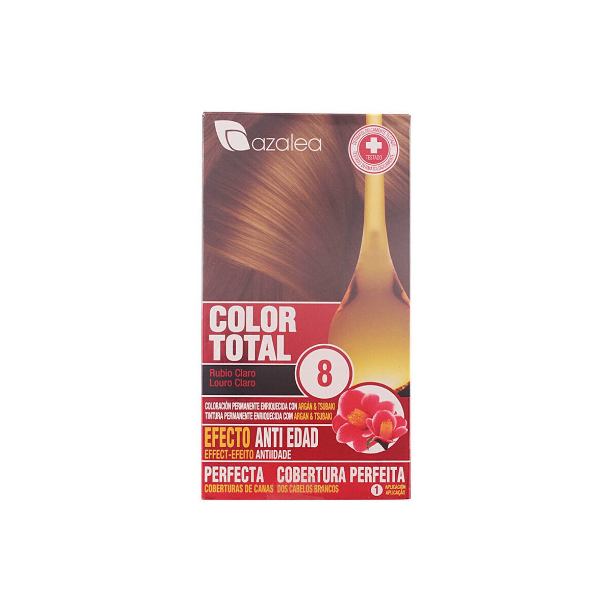 Beauty Damen Haarfärbung Azalea Color Total 8-rubio Claro 