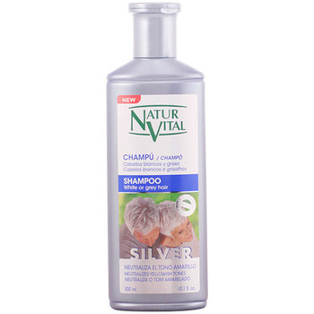 Natur Vital  Shampoo Champú Silver Cabello Blanco Y Gris