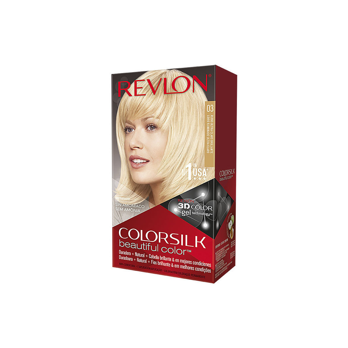 Beauty Damen Haarfärbung Revlon Colorsilk Tinte 03-rubio Ultra Claro 