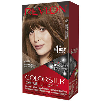 Beauty Damen Accessoires Haare Revlon Colorsilk Tinte 43-castaño Medio Dorado 