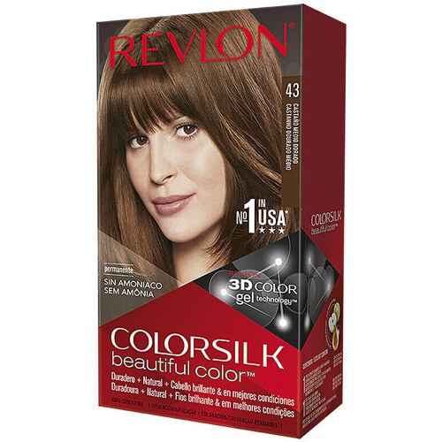 Beauty Damen Haarfärbung Revlon Colorsilk Tinte 43-castaño Medio Dorado 