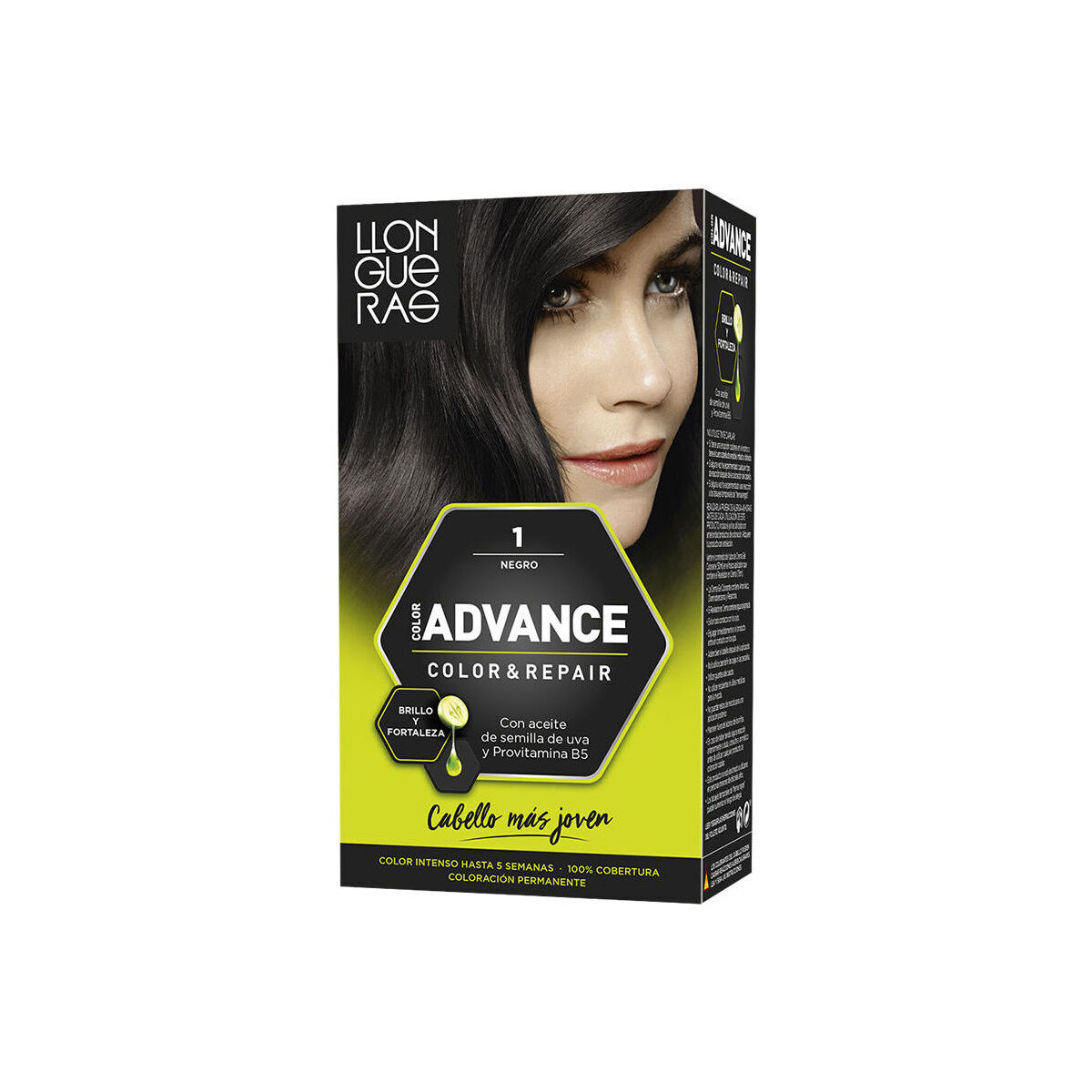 Beauty Haarfärbung Llongueras Color Advance 01-negro 