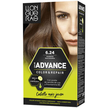 Beauty Haarfärbung Llongueras Color Advance 6,24-marrón Macadamia 