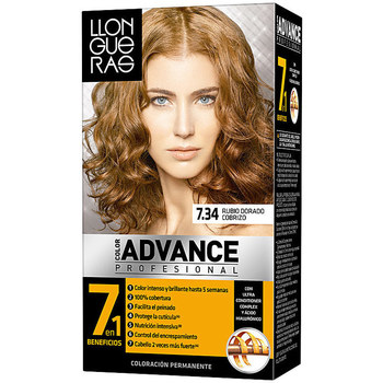 Beauty Haarfärbung Llongueras Color Advance 7,34-rubio Dorado Cobrizo 