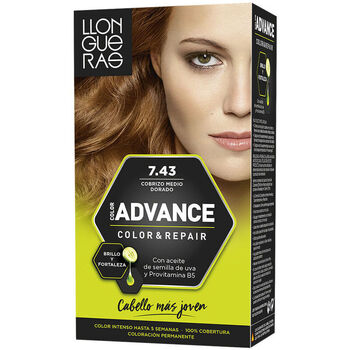 Beauty Damen Accessoires Haare Llongueras Color Advance 7,43-cobrizo Medio Dorado 