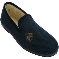 Schuhe Herren Hausschuhe Made In Spain 1940 Slipper mit Schild gefleckt neben ausgek Blau
