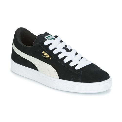 Puma SUEDE JR Schwarz / Weiss - Schuhe Sneaker Low Kind 57,99 €