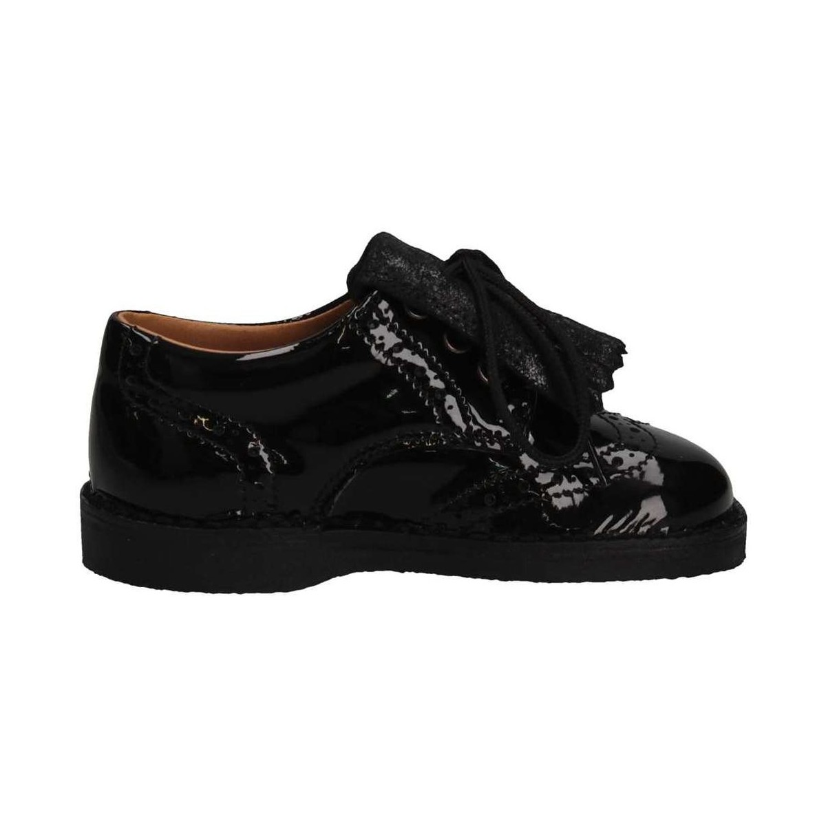 Schuhe Mädchen Richelieu Eli 1957 2481 NEGRO French shoes Kind schwarz Schwarz