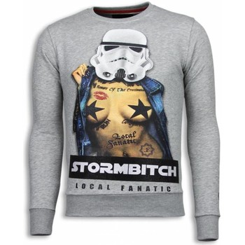 Kleidung Herren Sweatshirts Local Fanatic Stormbitch Strass Grau