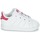 Schuhe Mädchen Sneaker Low adidas Originals STAN SMITH I Weiss / Rosa