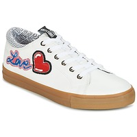Schuhe Damen Sneaker Low Love Moschino JA15213G15 Weiss