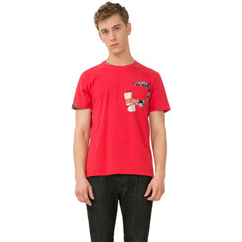 Kleidung Herren T-Shirts Desigual Tee-Shirt Delfines Rouge 72T14H7 (sp) Rot