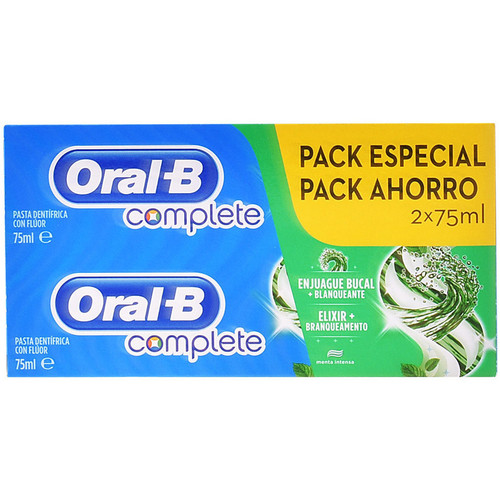 Beauty Accessoires Körper Oral-B Complete Dentifrico Enjuage + Blanqueante Set 