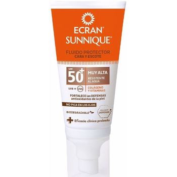 Beauty Damen Sonnenschutz & Sonnenpflege Ecran Sunnique Fluido Protector Facial Spf50+ 