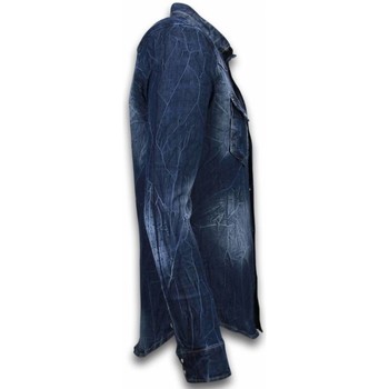 Enos Jeanshemd Slim Long Sleeve Vintage Blau