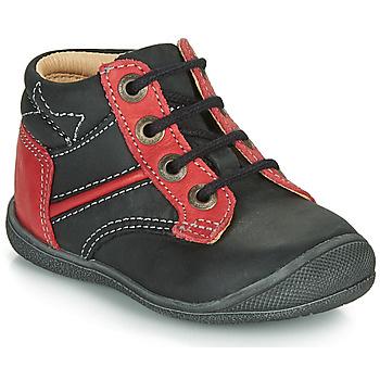 Schuhe Jungen Boots Catimini RATON Schwarz / Rot