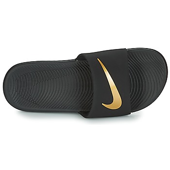 Nike KAWA GROUNDSCHOOL SLIDE Schwarz / Gold