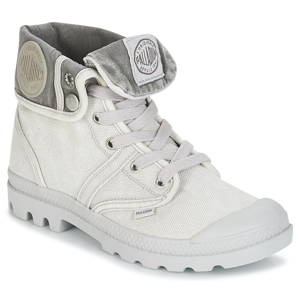 Schuhe Damen Boots Palladium US BAGGY Grau / Mettalfarben