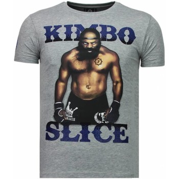 Kleidung Herren T-Shirts Local Fanatic Kimbo Slice Strass Grau